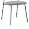 Armen Living Carlo Gray Velvet and Metal Dining Room Chairs, PK2 LCCOSIBLGR - alternate 9